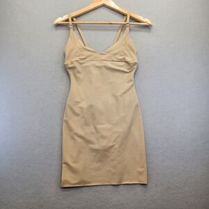 Flexees by Maidenform Shapewear Slip Dress Tan Beige Firm Control Women's Medium